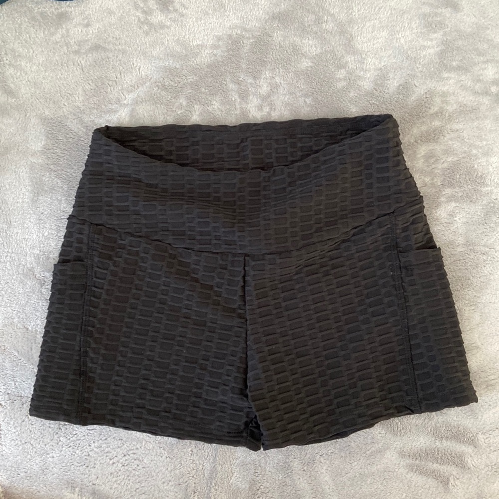 Black Medium Workout Shorts